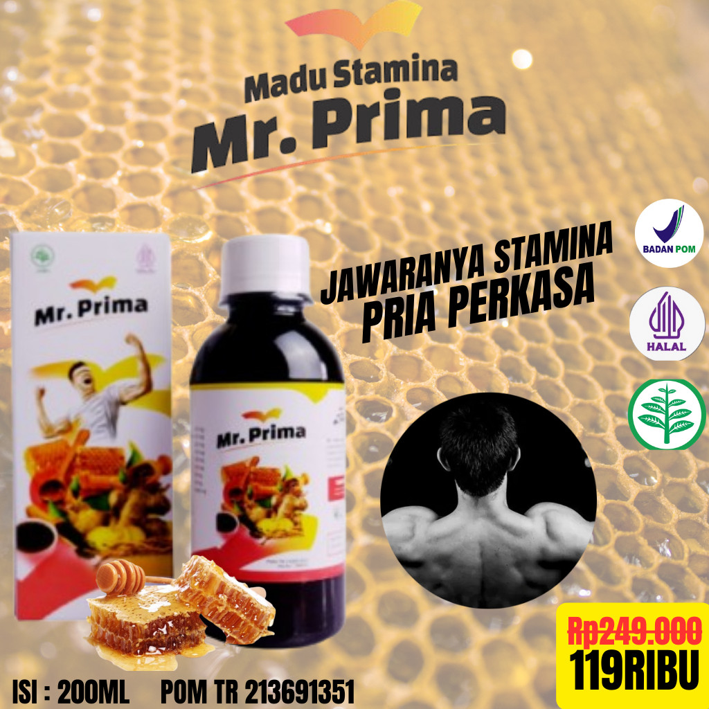 Mr Prima Madu Herbal Meningkatkan Stamina, Vitalitas Pria, dan Kualitas Ereksi