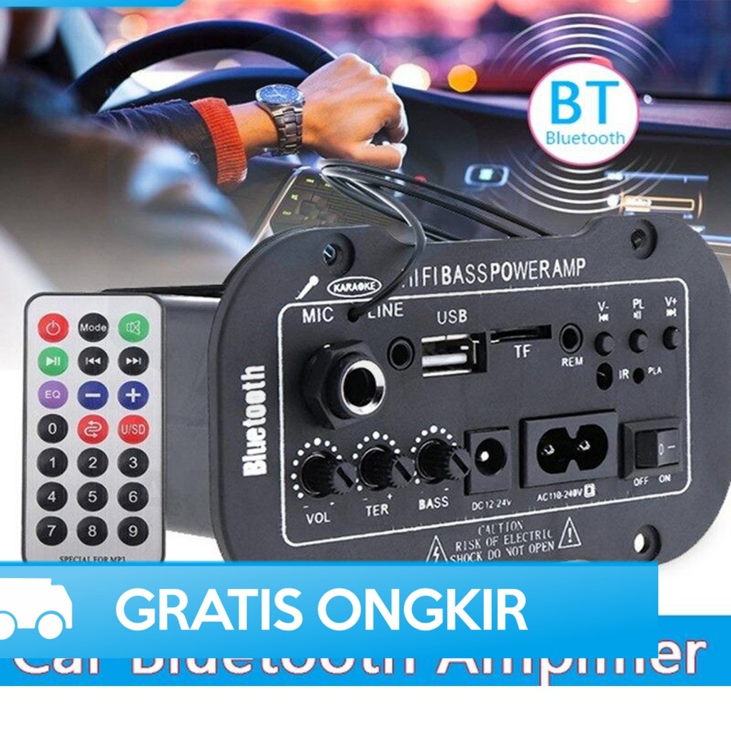 HIFI BASS POWER AMP SPEAKER PORTABLE FLASHDISK USB AND MICRO SD CARD