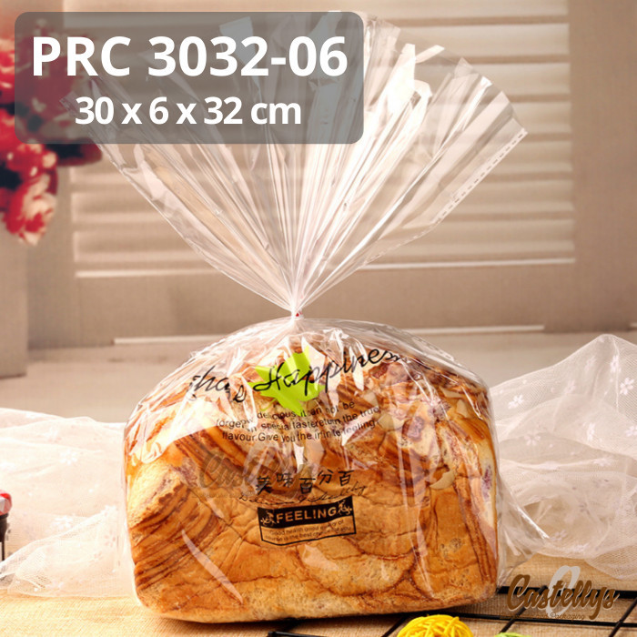 

HARGA DISC - Plastik Roti PRC 3032-06 Roti Tawar Kasur Sobek Sisir Kue Donat Bolu