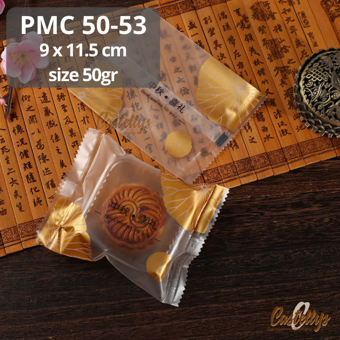 

BEBAS ONGKIR - Plastik Mooncake PMC 50-53 Gold Pia Kue Bulan Nastar Mochi Snowskin