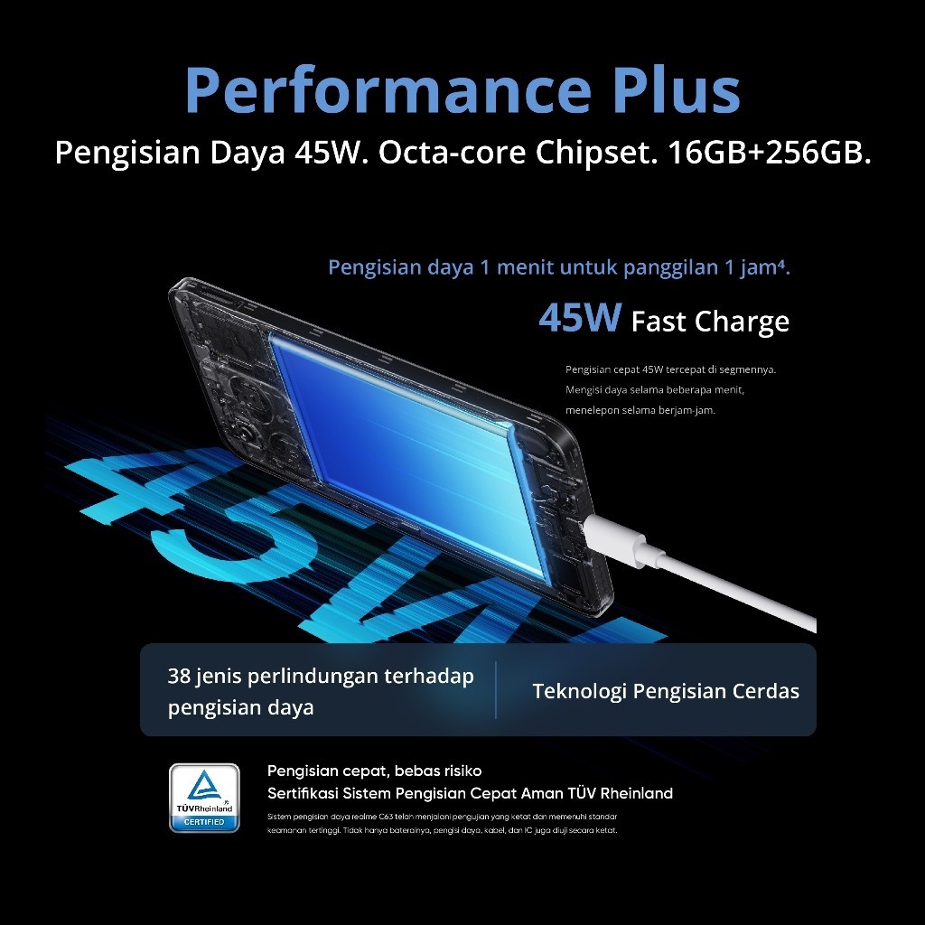 realme C63 6GB+6GB*|128GB (45W Fast Charge | Air Gestures Control | TÜV Certification | 7.74mm Ultra Slim | NFC)-3