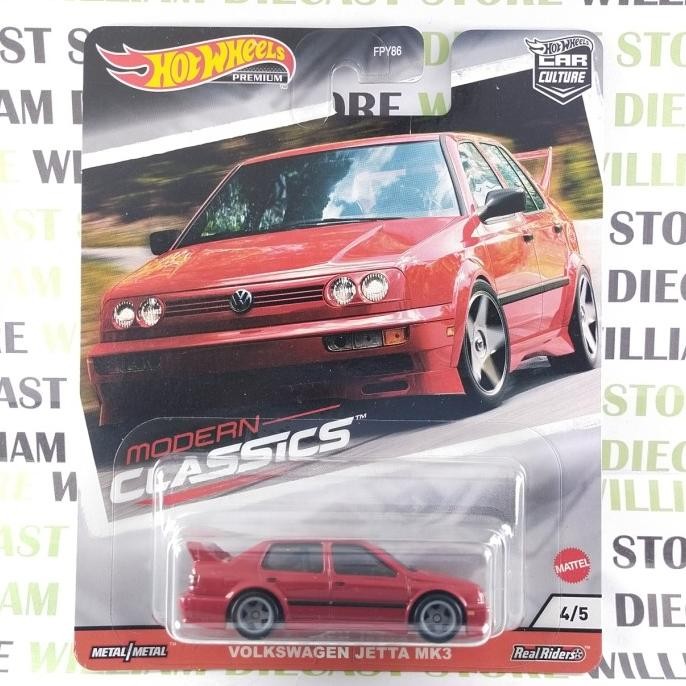 HotWheels Premium Volkswagen Jetta MK3 Modern Classics Hot Wheels