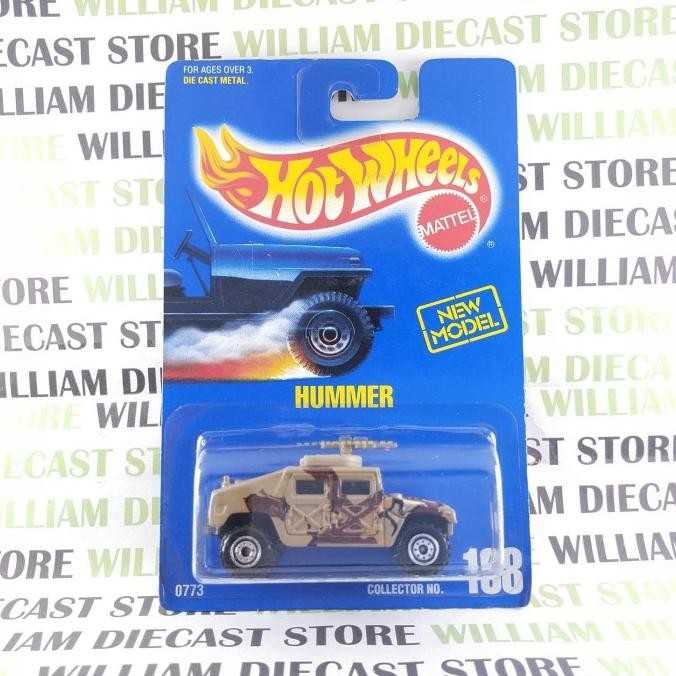 Hot wheels Hummer Blue card