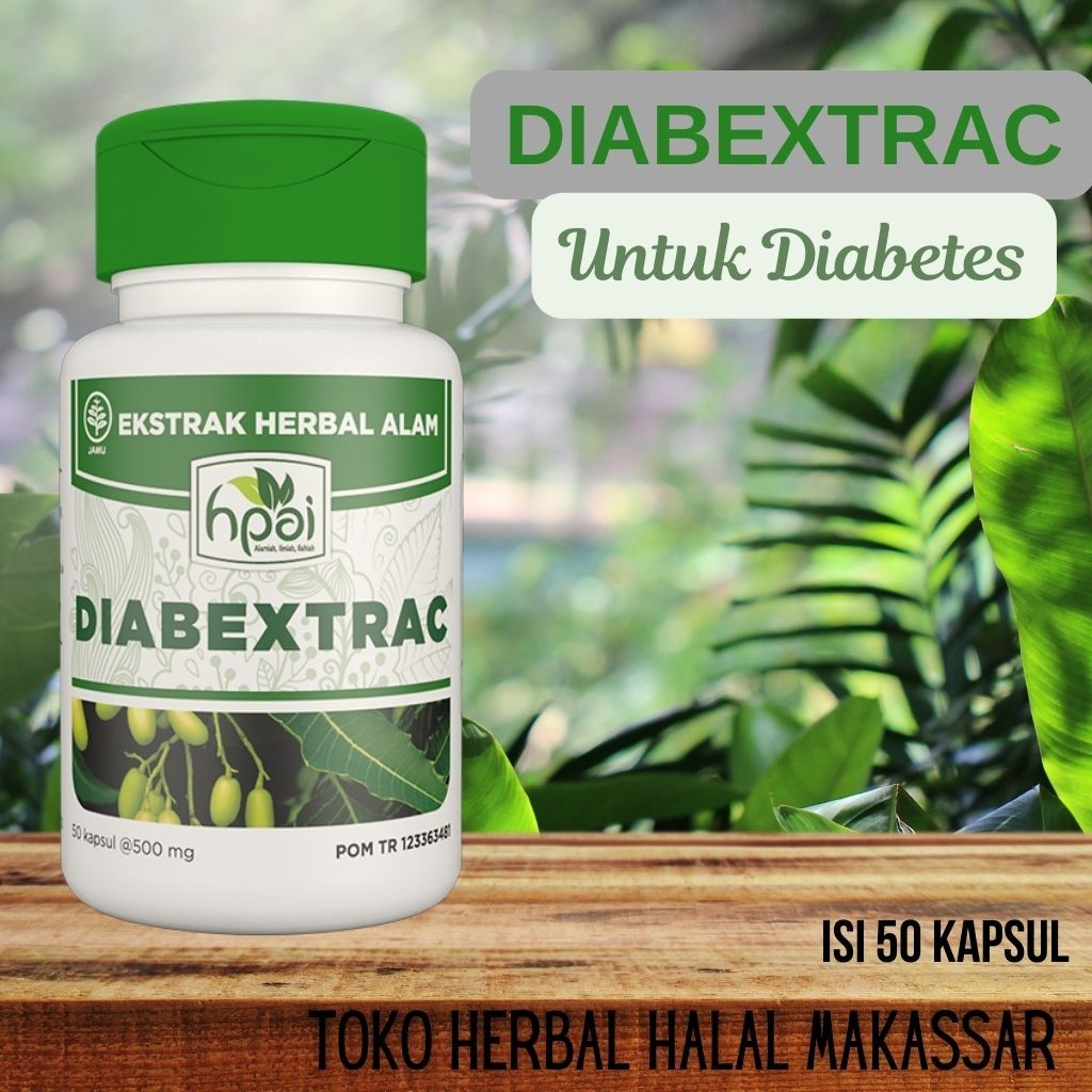 

Diabextrac HNI HPAI isi 50 kapsul Herbal untuk masalah diabetes atau gula darah