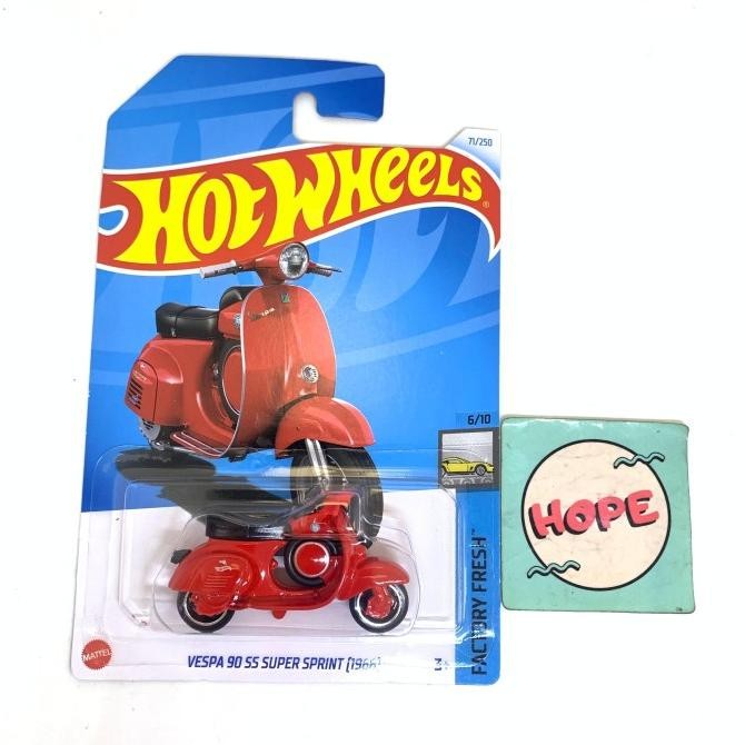 HotWheels Vespa 90 SS Super Sprint [1966] Diecast Factory Fresh Original Mattel