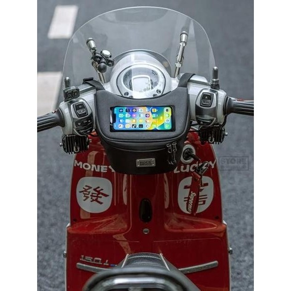 TAS MOTOR STANG DEPAN MOTOR MATIC HANDLEBAR FRONT BAG PHONE HOLDER WATERPROOF