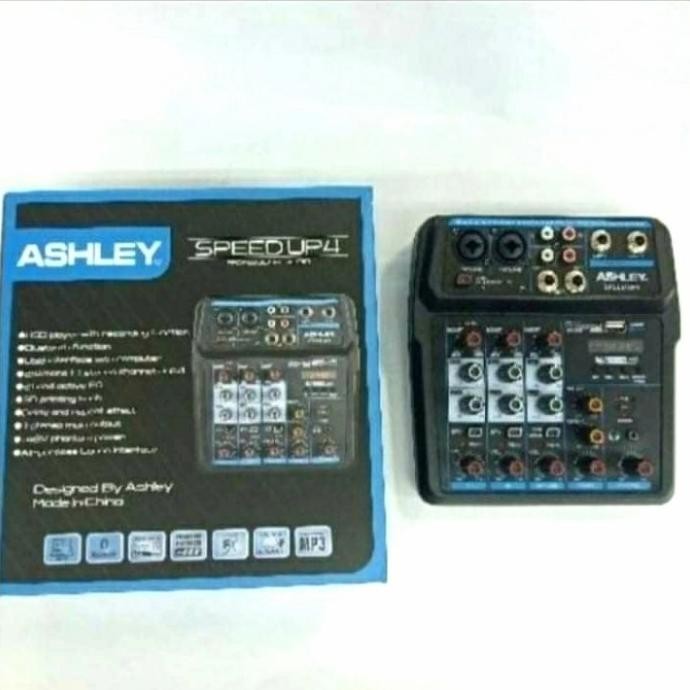 MIXER ASHLEY 4 CHANNEL SPEED UP 4 ORIGINAL/MIXER AUDIO ASHLEY 4CHANNEL