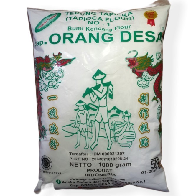 

hanya disini] Tepung Tapioka Cap Orang Desa Sagu Tani Bumi Kencana 1 kg Bogor