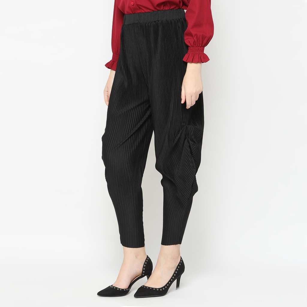 CELANA JOGER PLISKET TALI LONCENG /CELANA WANITA TERBARU JOGER