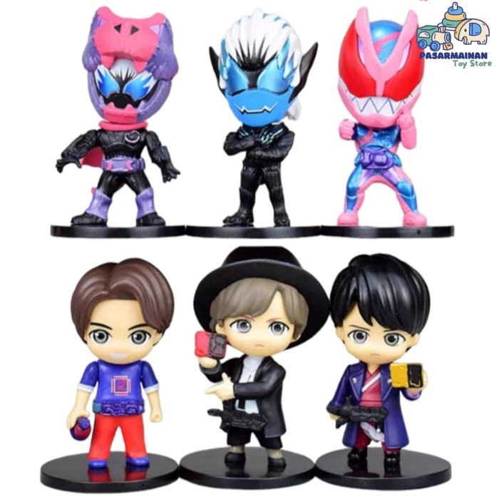 Action Figure Kamen Rider Revice Saber Set 6 Mainan Kamen Rider Tokusa