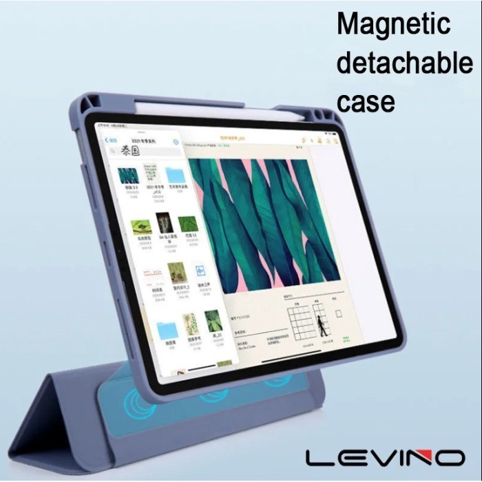 iPad Case LEVINO Detachable Magnet Case for iPad Pro 11"/Gen 9 10.2"