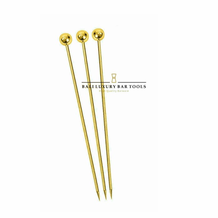 ~~~] Ball Head Cocktail Pick Stainless Steel