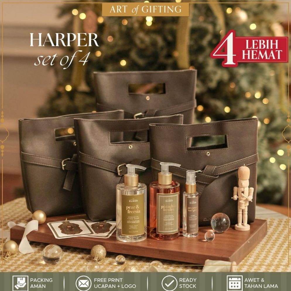 

an 4x best deal haer christmas set | hampers natal elmer