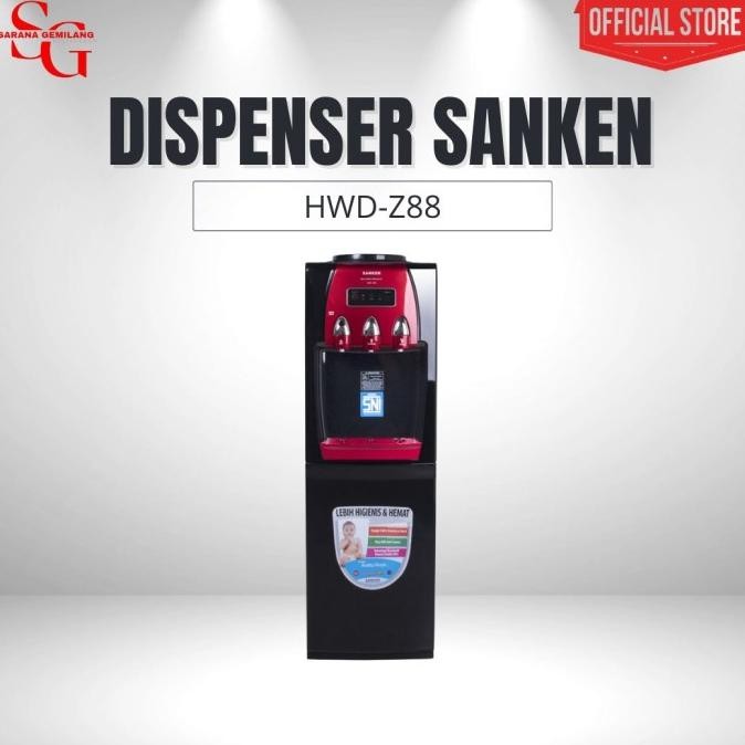 ~~~] DISPENSER GALON ATAS BAWAH SANKEN HWD-Z88 DISPENSER DUO GALON