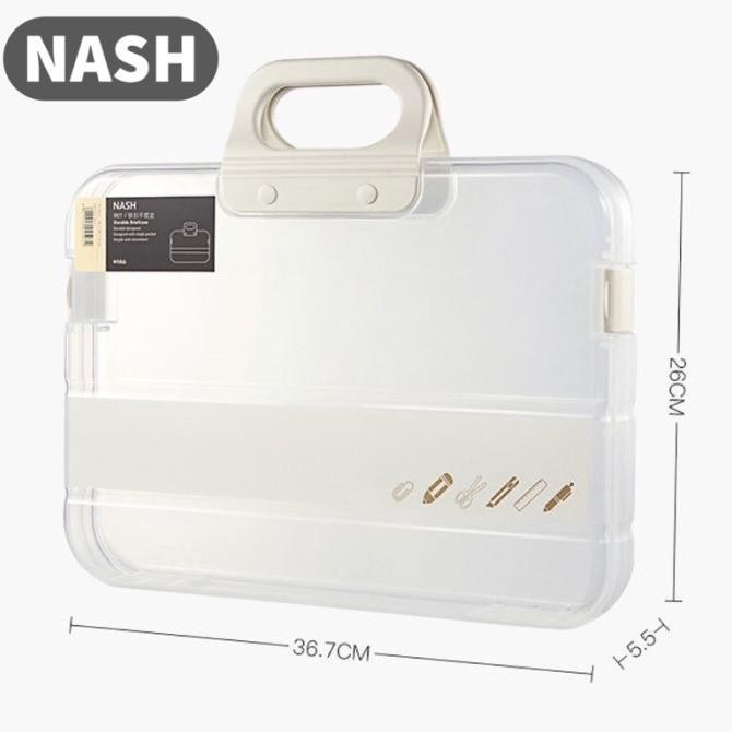 

NASH TEMPAT FILE ORGANIZER BAG BOX KOTAK MAP TAS PENYIMPANAN DOKUMEN