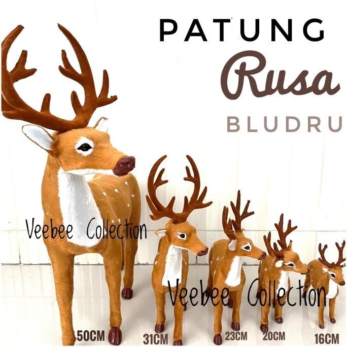 best produk] Hiasan Rusa/ Patung Rusa Natal/Reindeer/Patung Rusa hiasan pohon natal