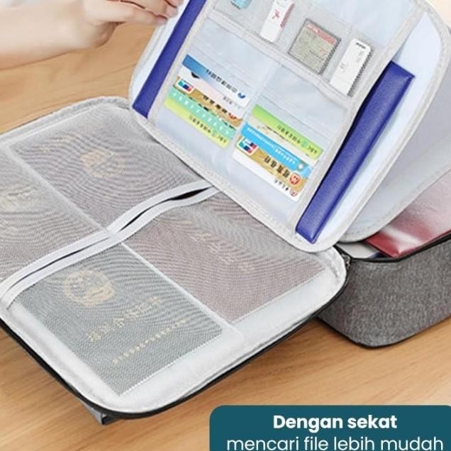 

GREENLAND TAS DOKUMEN TEMPAT PENYIMPANAN FILE TRAVEL ANTI AIR BAG