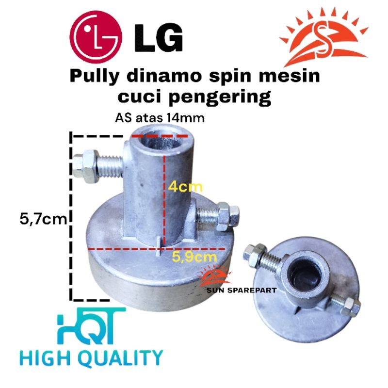 pully dinamo spin pengering mesin cuci LG 2 tabung harga etalase/1 produk