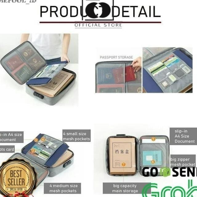 

[TYK4] TF DOCUMENT STORAGE BAG / PENYIMPANAN DOKUMEN / DIJAMIN DOKUMEN AMAN