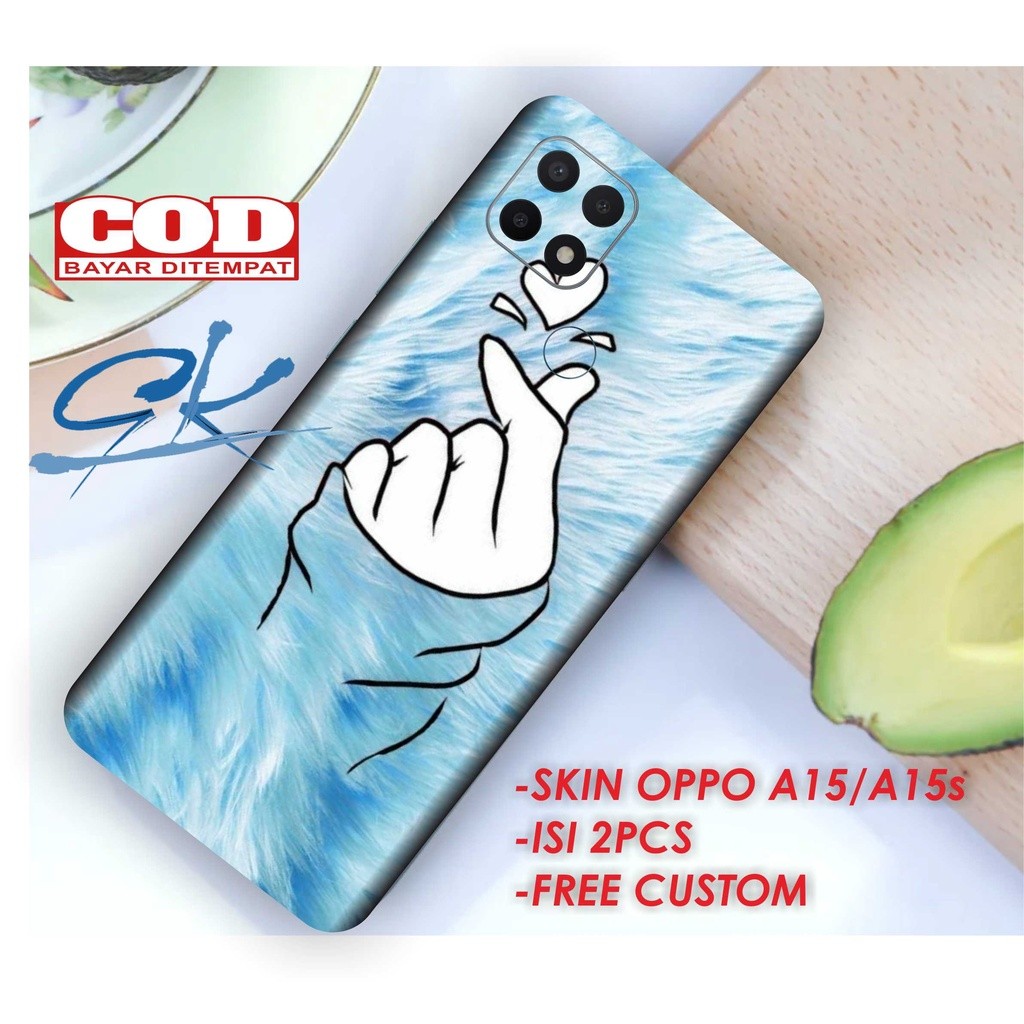 *Promo* Oppo A15 Vynyl Wrap Stiker Garskin Case Custom Order