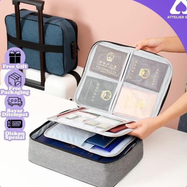 

NEW TAS DOKUMEN TAS TRAVEL DOCUMENT STORAGE BOX 91046 / 91047 PREMIUM