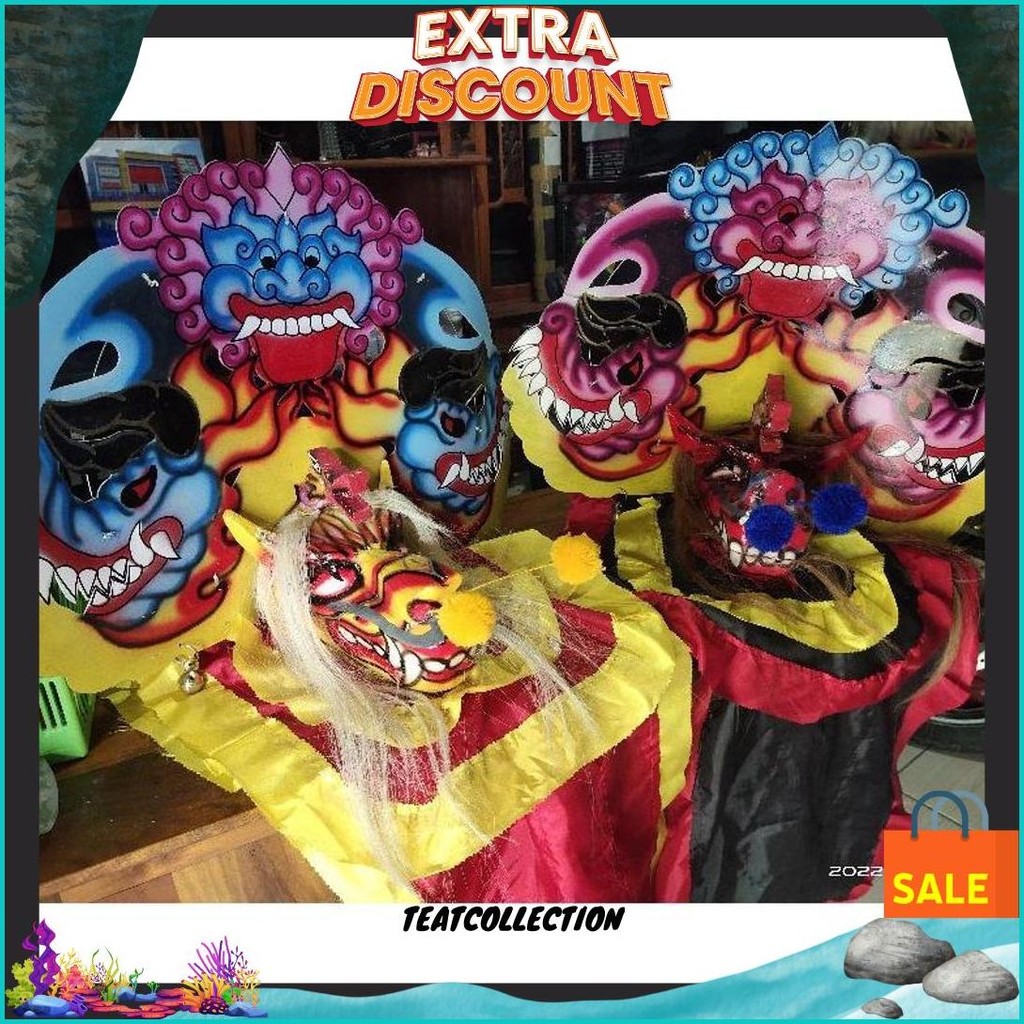 Barongan Devil Anak Naga Tumpuk 195Rb / Devil / Barongan Devil / Barongan / Baju / Kaos / Reog / Kol