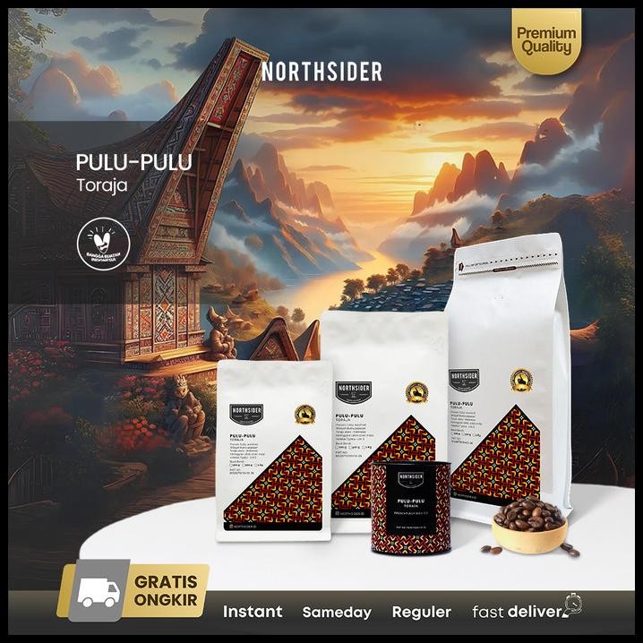 

Northsider Kopi Arabika Toraja Pulu-Pulu Fully-Washed Coffee