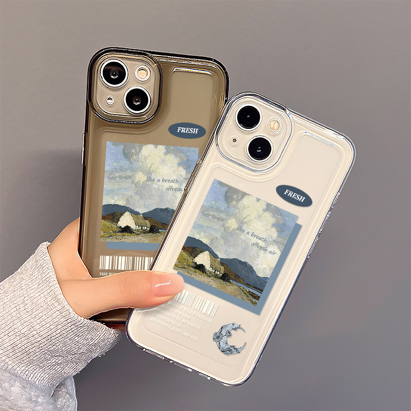 Aesthetic Luar Negeri Landscape Premium Fresh Case Redmi 15 14Cnote 13 Pro Plus Note 13 Pro 5G 8 Pro