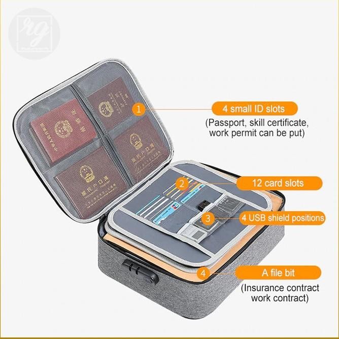 

TAS DOKUMEN JINJING TEMPAT DOCUMENT FILE ANTI AIR DOCUMENT BAG GT 279