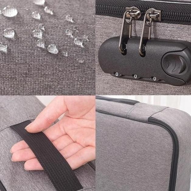 

TERBARU TAS DOKUMEN PENYIMPANAN FILE TRAVEL BAG STORAGE BOX BERGEMBOK