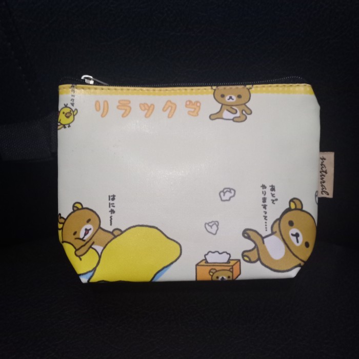 AC0009 - Pouch Kosmetik Dompet Serbaguna Karakter Rilakkuma Rilakuma