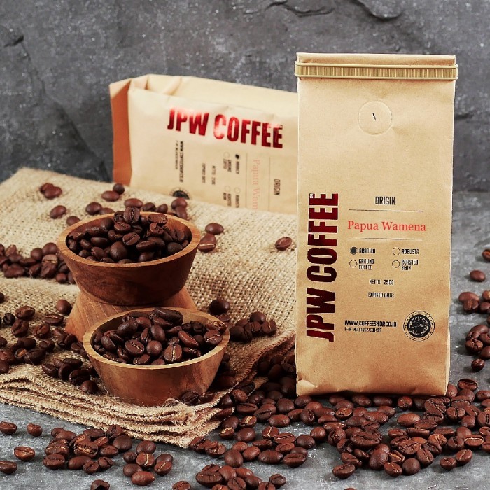 

Cuci Gudang Jpw Coffee Kopi Papua Wamena 250G Roasted - Specialty Grade Coffee