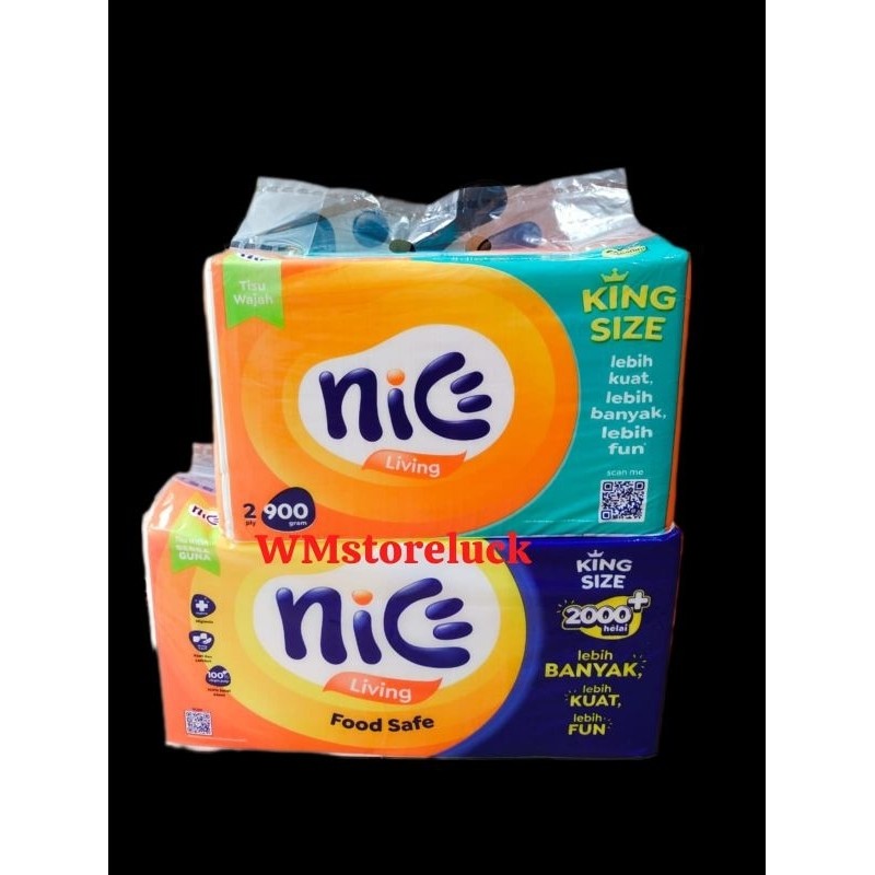 

Tisu wajah Nice 900gr/Nice list Orange list Tisu wajah Biru 900gr 2 lapis/Nice 1 kg 2000 lembar |F9bRKFUI|