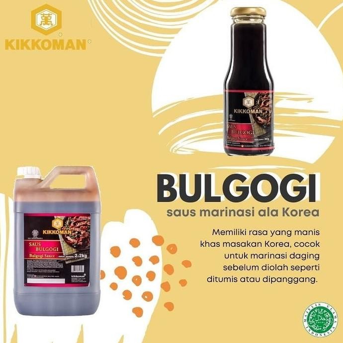 

Kikkoman Saus Bulgogi Halal 2,2 kg - Saus Ala Korea KS