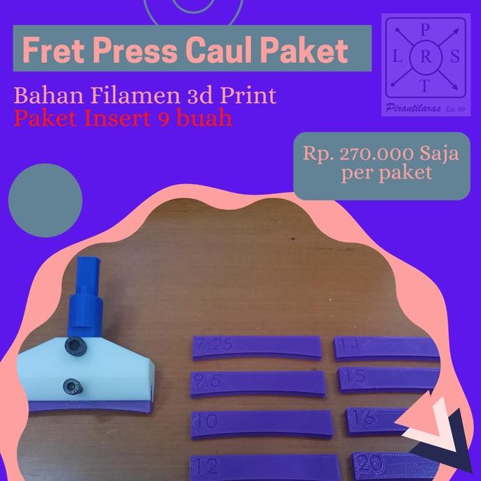 FRET PRESS CAUL DAN INSERT RADIUS PAKET ORIGINAL DAN TERPERCAYA
