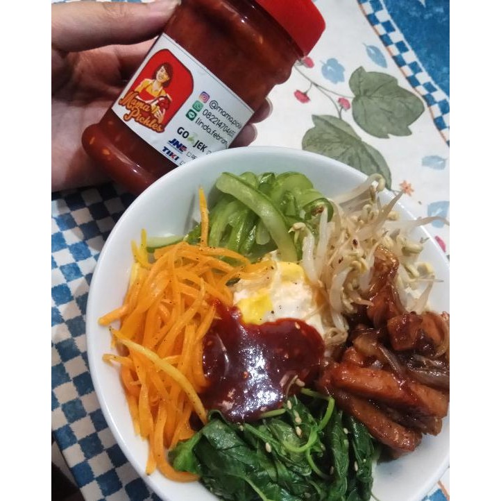 

bibimbap 400 gr sauce by@mama.pickles saus bibimbap /nasi campur korea KS