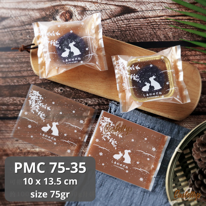 

Plastik Mooncake 75gr PMC 75-35 Pia Kue Cookies Mochi Snowskin Nastar