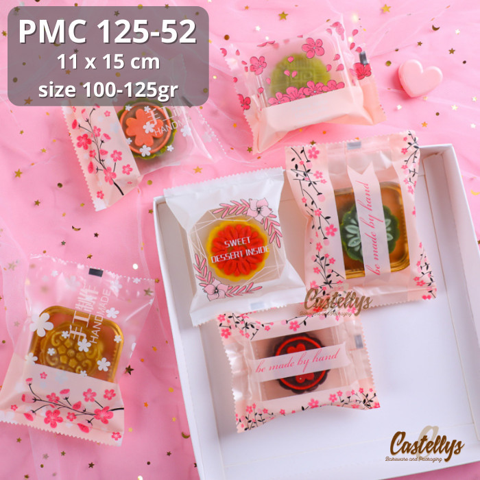 

BEBAS ONGKIR - Plastik Mooncake 100gr - 125gr PMC 125-52 Pia Snowskin Cookies Kue