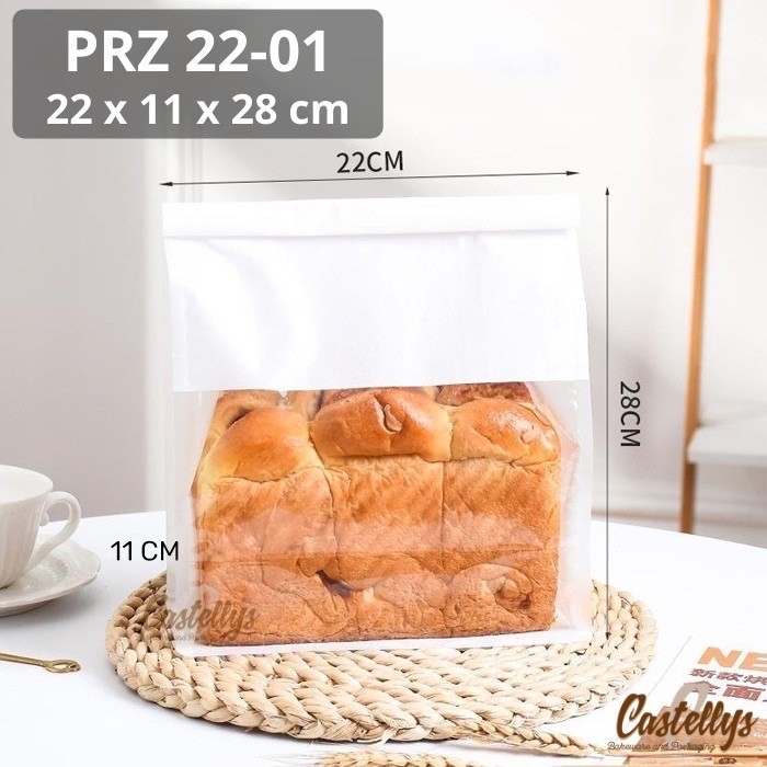 

Plastik Roti PRZ22-01, Clip Toast Bag, Premium Quality, Cookies, Snack