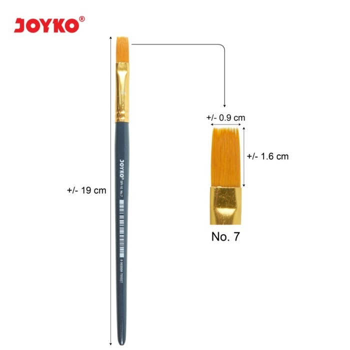 

Brush / Kuas Cat Air / Cat Minyak / Lukis / Acrylic Joyko BR-10 No.7