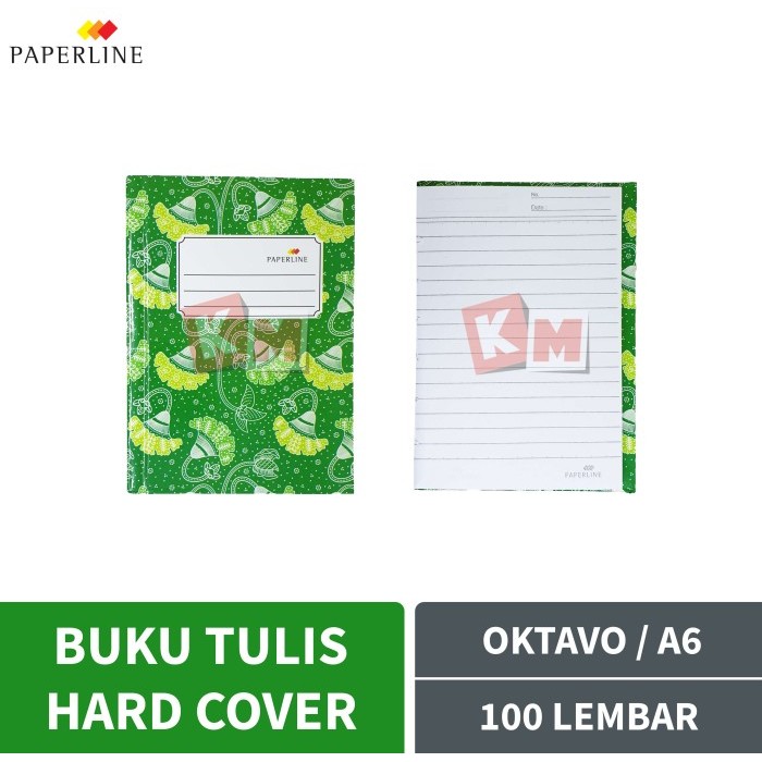 

BEBAS ONGKIR - Buku Tulis Hard Cover Oktavo Paperline Isi 100 Lembar A6 Hardcover