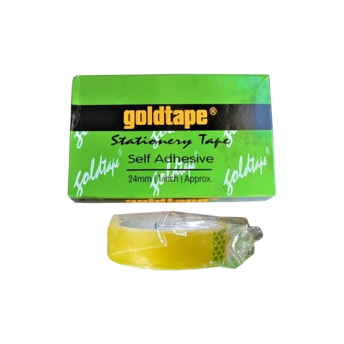 

TERMURAH - Isolasi Selotip Goldtape Gold Tape Kuning 24 mm / 1 Inch