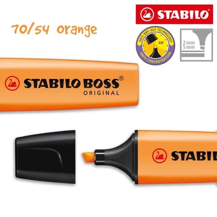 

Highlighter / Penanda Stabilo BOSS Original Orange 70/54 Warna Oranye