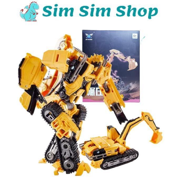 SUPER DEFORMED FIGURE Mainan Robot Transformers Deformation Toy Devastator Roll Scrapmetal