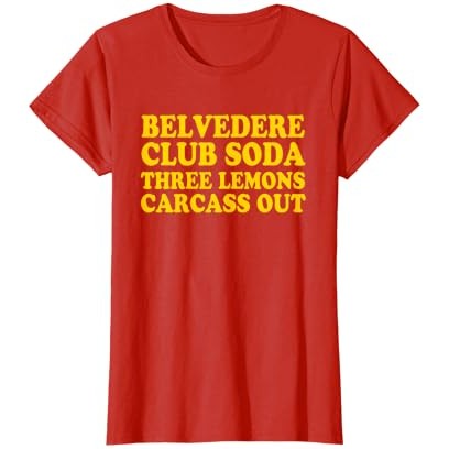 Kaos Belvedere Club Soda Three Lemons Carcass Out Apparel |ErLsq7iB|