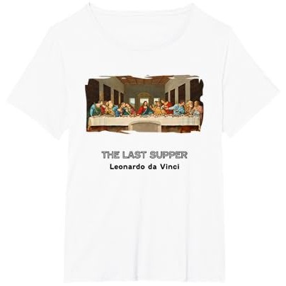 Perjamuan Terakhir oleh Kaos Leonardo daVinci |JO4ummVc|