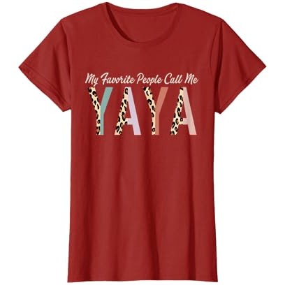 Orang Favorit Saya Memanggil Saya Yaya Hadiah Kaos Hari Ibu Macan Tutul |JkK11BH5|