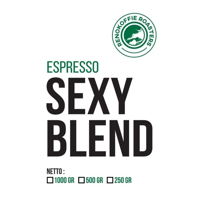 

Kopi Espresso Sexy Blend 70:30 (Kerinci: Java Ciwidey) 1Kg