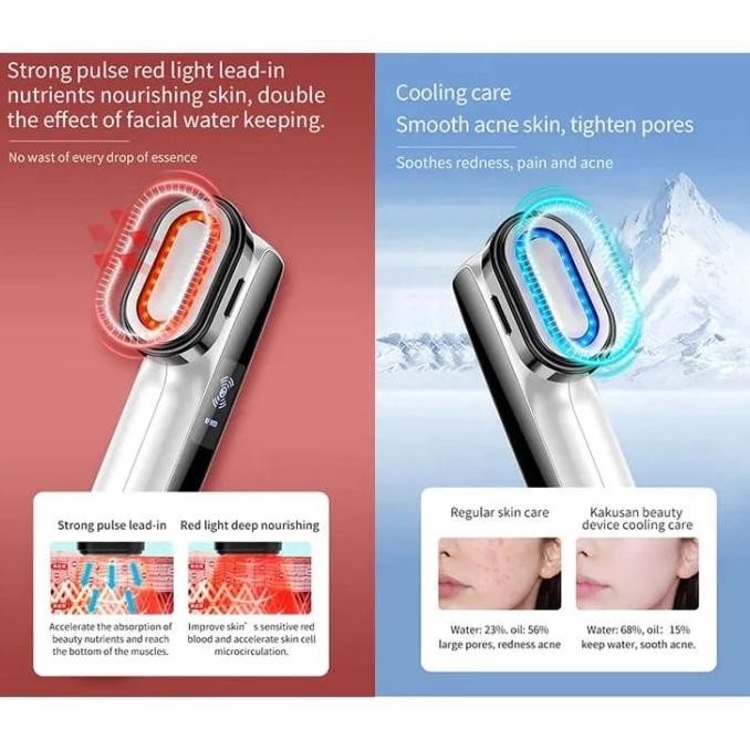 7 in 1 Alat Setrika Wajah Pemijat Perawatan/ RF EMS PNP Beauty Device [terbaik]