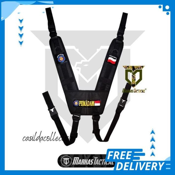 TERLARIS SABUK IKAT PINGGANG DAHRIM DAMKAR / DAHRIM PEMADAM / DAHRIM HITAM DAMKAR / DAHRIM BLACK TER